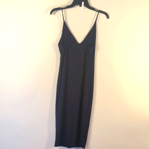 Elegant Navy Slim Fit Dress Size Small - Picture 6 of 10